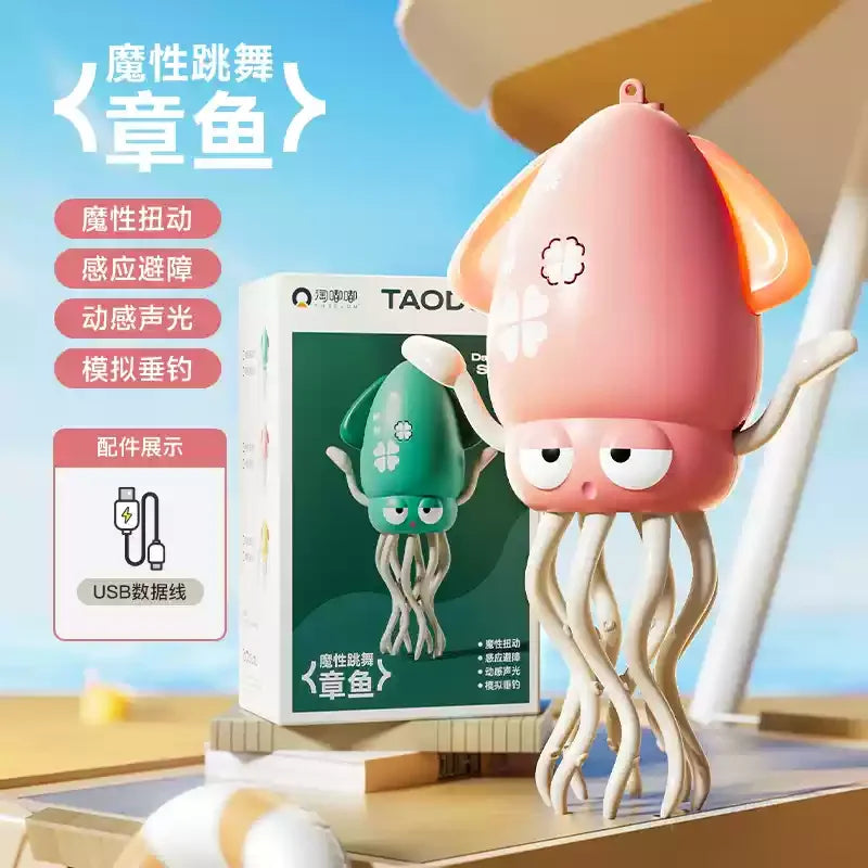 Magical Dancing Octopus 2025 New Octopus Light-Up Toy Adults And Kids Electronic Pet Toys Cartoon Interactive Idea Stress Toys