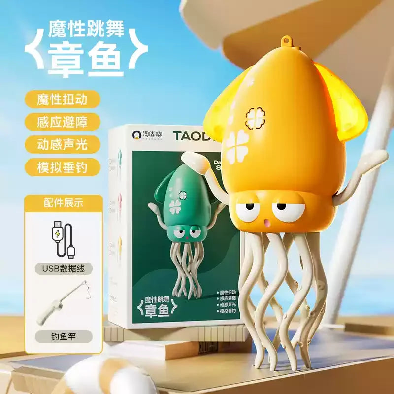 Magical Dancing Octopus 2025 New Octopus Light-Up Toy Adults And Kids Electronic Pet Toys Cartoon Interactive Idea Stress Toys