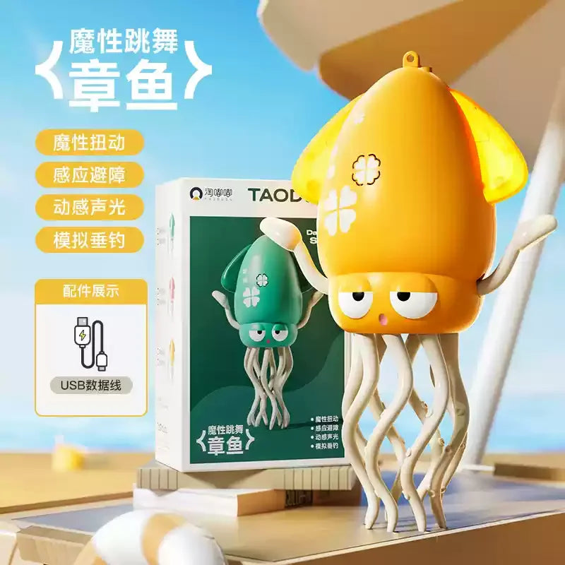 Magical Dancing Octopus 2025 New Octopus Light-Up Toy Adults And Kids Electronic Pet Toys Cartoon Interactive Idea Stress Toys