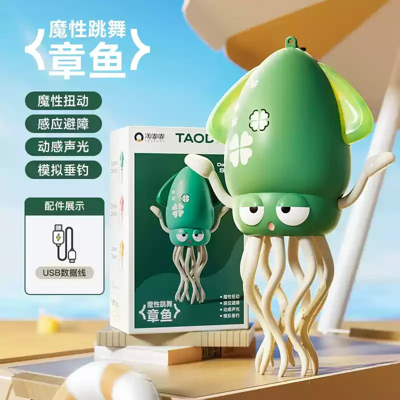 Magical Dancing Octopus 2025 New Octopus Light-Up Toy Adults And Kids Electronic Pet Toys Cartoon Interactive Idea Stress Toys
