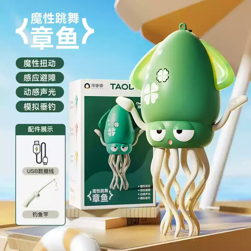 Magical Dancing Octopus 2025 New Octopus Light-Up Toy Adults And Kids Electronic Pet Toys Cartoon Interactive Idea Stress Toys